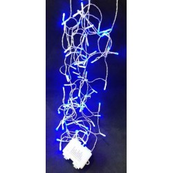 Гірлянда на батарейках, синя, 8 режимів, 10 метрів